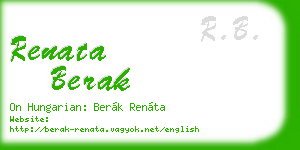 renata berak business card